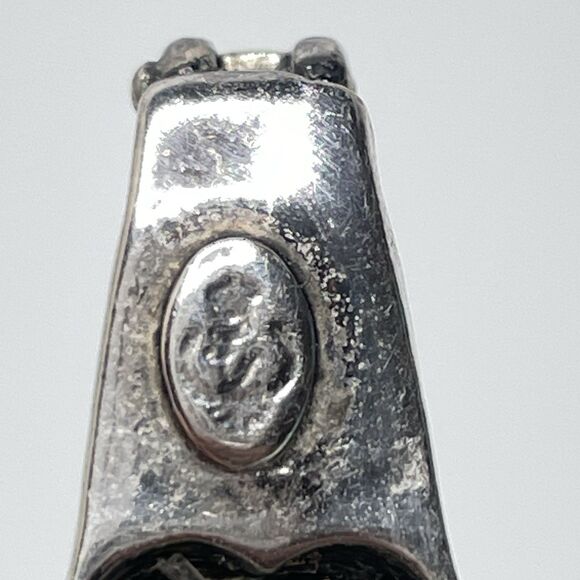 Vintage Retired Premier Design Jasper Epidote Cabochon Bezel Setting Bracelet - Picture 4 of 8